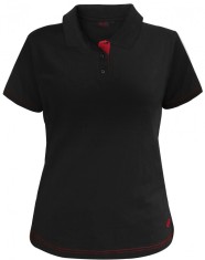 Tricou Polo Dama Oe Kia Negru / Rosu Marime L 66951ADE25WXL foto