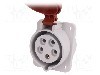 Conector alimentare AC, IEC 60309, IP44, 32A, 400V AC, 5 pini, PAWBOL - B.1058