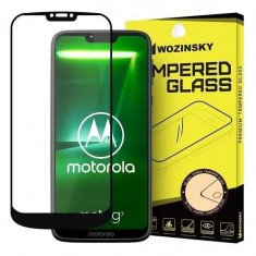 Folie Sticla Motorola Moto G7 Power Wozinsky 5D Full Glue Negru foto