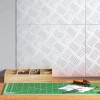 Plăci cu tablouri 4 pcs Argintiu 40 x 30 cm Aluminiu