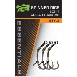 Carlige Legate Fox Edges Spinner Rig, Nr.7, 3buc/pac foto
