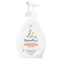 Sapun spuma pentru maini si fata Lapte si Vanilie, 500ml, Dermomed
