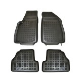 Set covorase auto din cauciuc Opel Mokka 12.2012-09.2016, Chevrolet Trax, 01.2013-; culoare Negru, presuri tip tavita marca Rezaw Plast