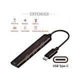 Cumpara ieftin Extender Hub Usb cu 4 Porturi Compatibil cu Telefoane Mobile si PC SX-35