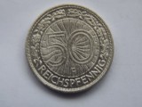 50 PFENNIG 1936 F GERMANIA