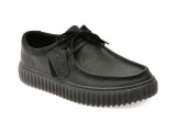 Mocasini CLARKS negri, TORHILL LO, din piele naturala