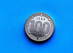 100 Francs 1966 Africa Ecuatoriala-stare buna!-RAR