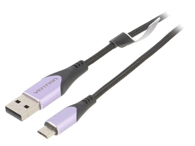 Cablu USB 2.0 A la Micro B 2m Negru