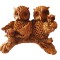 Statueta decorativa, Bufnite, Maro, 14 cm, 33286MB