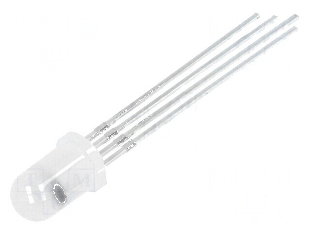 LED 5mm RGB Convex 30&deg; - Interval de temperatură: -30&deg; p&acirc;nă la 85&deg;C, Nr. term: 4