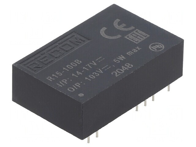 Convertor DC/DC 5W 14-17V la 59-130V DIP24