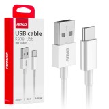 Cablu de &icirc;ncărcare USB-A - USB-C 2A 200 cm FullLINK AMIO-03894