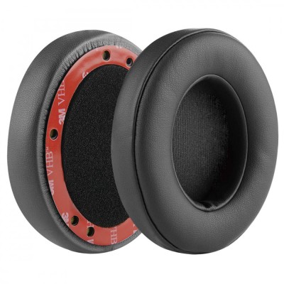 Set 2 bureti TXE pentru casti Beats Studio3 / 3.0 / 2.0 Wireless/Wired, Over-Ear, Titanium, Piele ecologica, Spuma cu memorie foto