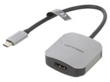 Adaptor HDMI 1.4 USB C 0.15m Negru Gri, Vention