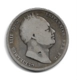 Marea Britanie WILLIAM IV HALF CROWN , 1836 - F, Europa, Argint