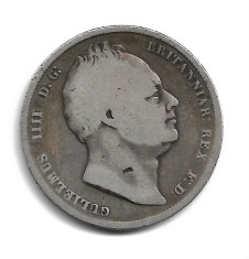 Marea Britanie WILLIAM IV HALF CROWN , 1836 - F foto