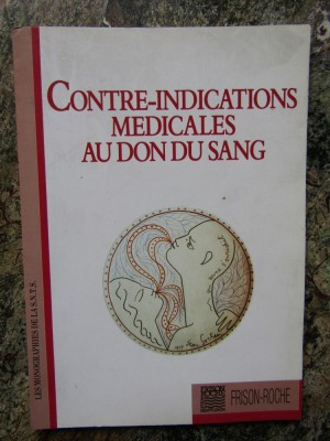 contre-indications medicales au don du sang foto