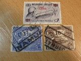 Belgia Căi Ferate Colis Postaux Supratipar Namur Lot 3 Mărci -A771