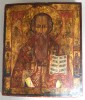 &quot;Sfantul Vasile cel Mare&quot; icoana ruseasca tempera si foita de aur pe lemn sec 18 (a doua jumatate)