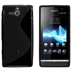 Husa Telefon Silicon Sony Xperia U St25i S-line Black