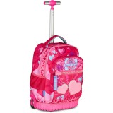 Cumpara ieftin Troller cu 3 compartimente, Mitama, Run Maxi, Furry Pink