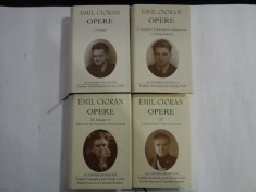 EMIL CIORAN - OPERE - 4 volume (editia Academia Romana)