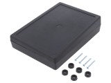 Carcasă desktop ABS neagră 140x190x49mm