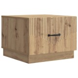 vidaXL Masă de cafea Stejar Artizanal 49 x 50 x 37 cm Lemn prelucrat 895434