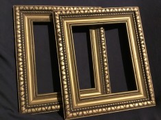 arta / design / vintage - lot rame model deosebit din lemn pentru fotografii tablou acte documente sau diverse !