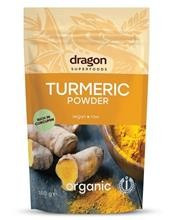 Pudra de Turmeric (Curcuma) Bio 150gr Dragon Superfoods Cod: 3800232735957 foto