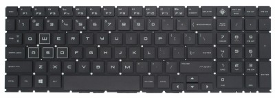 Tastatura Laptop, HP, Omen 15-DC, 15-DH, TPN-C143, TPN-C144, TPN-Q211, RGB, layout US foto