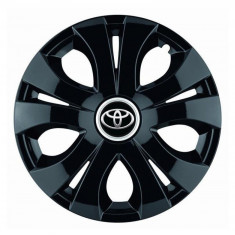 Set 4 capace roti, pentru Toyota, model top grafit, R16