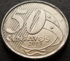 Moneda 50 CENTAVOS - BRAZILIA, anul 2013 *cod 2922 B, America Centrala si de Sud