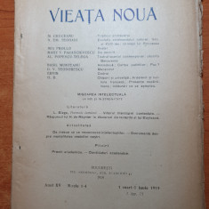 revista vieata noua 1 martie-1 iunie 1919-art. al. popescu telega,basil munteanu