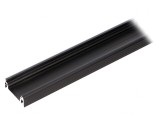Profil Aluminiu Negru 2m pentru Module LED SURFACE14
