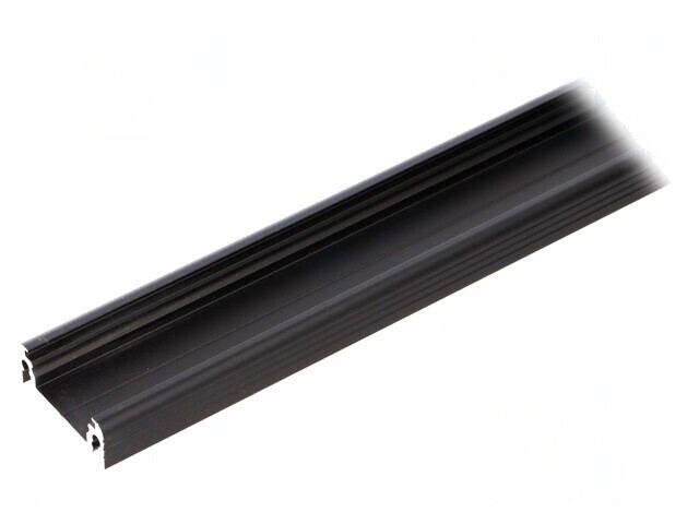 Profil Aluminiu Negru 2m pentru Module LED SURFACE14