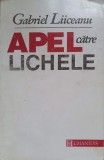 APEL CATRE LICHELE-GABRIEL LIICEANU, Humanitas