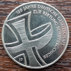 (M2006) MONEDA GERMANIA - 10 EURO 2015, LIT. J, SERVICIUL DE SALVARE MARITIMA