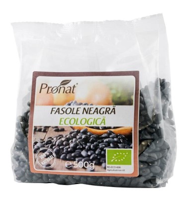 Fasole Neagra Bio Pronat 500gr foto