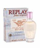 Replay Jeans original for her edt, 40 ml, Apa de toaleta