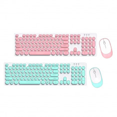 Set tastatura si mouse TF770, wireless, 2 culori foto