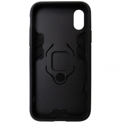 Husa spate Armor cu inel, neagra, pentru Apple iPhone X, XS foto