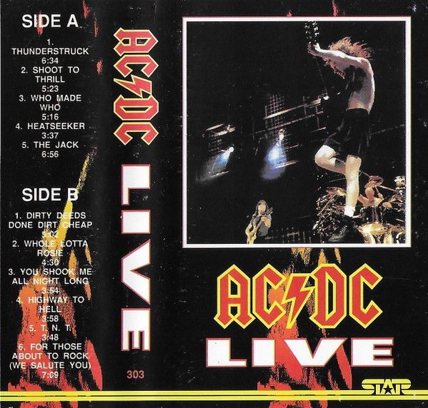 AC/DC - Live, Caseta audio