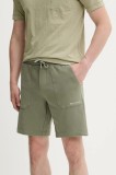 Marc O&#039;Polo pantaloni scurti din bumbac barbati, culoarea verde, 523402417010