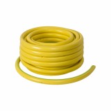 Furtun gradina armat 25 m, insertie 1 inch, galben, flexibil si rezistent UV si frig