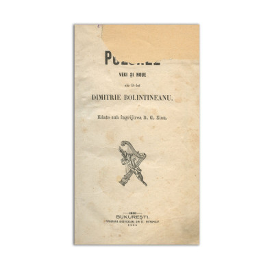 Dimitrie Bolintineanu, Poeziile vechi și noi, 1855 foto