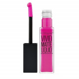 Ruj de buze, Maybelline, Vivid Matte Liquid, 15 Electric Pink