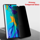 Folie de sticla privancy 5D pentru Huawei P30, Privacy Glass GloMax, folie securizata duritate 9H anti