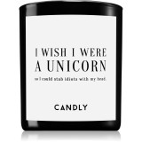 Candly &amp; Co. I wish i were a unicorn lum&acirc;nare parfumată 250 g