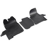 Covorase Auto Cauciuc Tip Tavita Ford Transit 8 2014-2021 ALM, Negre, Protectie Tunel
